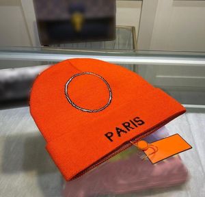 Chapeaux d'hiver concepteur de luxe beanie orange homme bonnet Bonnet Classic Breams Bain en laine Caps chauds doux chapeau en tricot Gorro Lux5209470