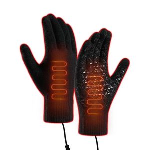Winterverwarmde handschoenen USB-aangedreven scherm Touch Verwarming Duurzaam Werk Voor Kamperen Fietsen Buiten Avontuur 231226