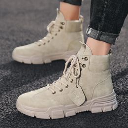 Hiver High-Top Ankle 391 Boots de lacets mâles en dentelle hisportée Desert Boots outils décontractés Chaussures Men Rrt67 231018 764