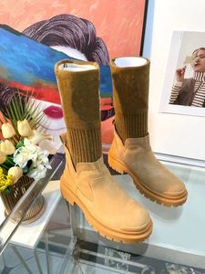 Winter High Top Socks Snowboots Martin Australië Dames Cowboy Bo Ots Chausson Schoenen Dames Grote 35-40,