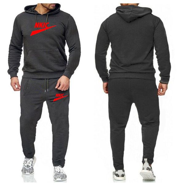 Sweats à capuche d'hiver Survêtements costumes hommes mode polaire rouge à capuche noir pantalon de marque décontracté survêtement costume survêtement sweat femme pull marque logo imprimer