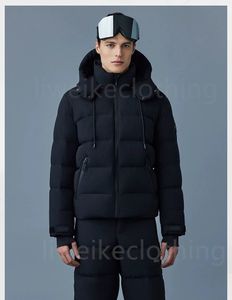 Veste d'hiver MACKAGES Designer Puffer Jacket Parka 90% duvet d'oie Veste à capuche pour hommes série de vêtements de ski épais et chauds à capuche manteaux Patchwork Canada Jacket