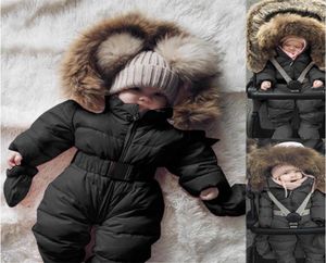 Winterjas bovenkleding baby babyjongen meisje kleding romper jas met capuchon jumpsuit warme dikke jas outfit4898045