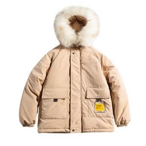 Veste d'hiver Femmes Parkas Grande Fourrure À Capuche Épais Femme Veste Chaud Manteau D'hiver Femmes Outwear 201217