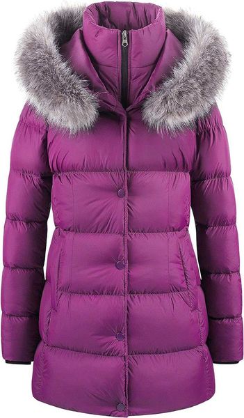 Chaqueta de invierno para mujer, abrigo de plumón para nieve, Color sólido, cálido, largo, bufanda de piel, abrigo, adorno de piel sintética extraíble, 808RC