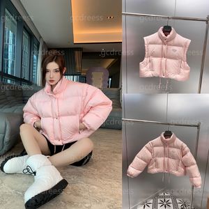 2023 SS Chaqueta de plumas para mujer, chaqueta de invierno, suéter de diseñador, chaqueta de plumas de invierno para mujer, chaleco corto, grueso y cálido, parka de moda