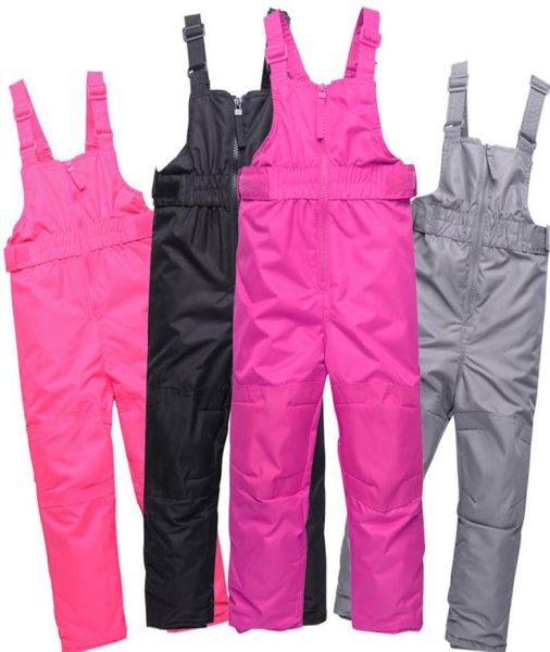 Hiver pour enfants ski aux bavoirs Pantalons de snowboard Shedistes pour pantalon de ski chaud des filles de neige des filles imperméables en plein air9587070