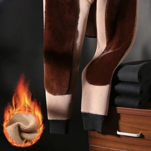Winterniepbanen en taille beschermers mannen thermische ondergoed bodems mannelijke leggings thermosbroek warm verdikte heren panty broek 231225