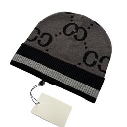 Bonnet tricoté d'hiver casquette de créateur bonnet à la mode chapeaux d'automne habillés pour hommes crâne en plein air femmes chapeau cappelli voyage ski chapeau tricoté T-8