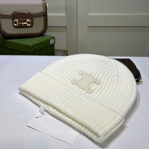 Cartas de invierno para hombres bordados de punto Cs 23wf Mujeres Sombreros de lana Diseñador de moda Unisex Cráneo cálido C 7 colores Sombrero de alta calidad