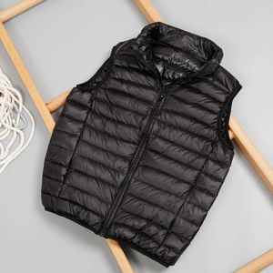 Winter Light Weight Down Vest Jas Dames Plus Size Warm Uitloper Katoenen Jas 210531