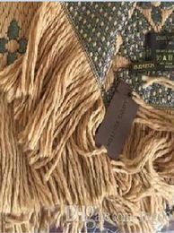 Logania d'hiver écharpe écharpe Femmes et hommes de haute qualité Deux côtés de la laine de soie rouge noir
