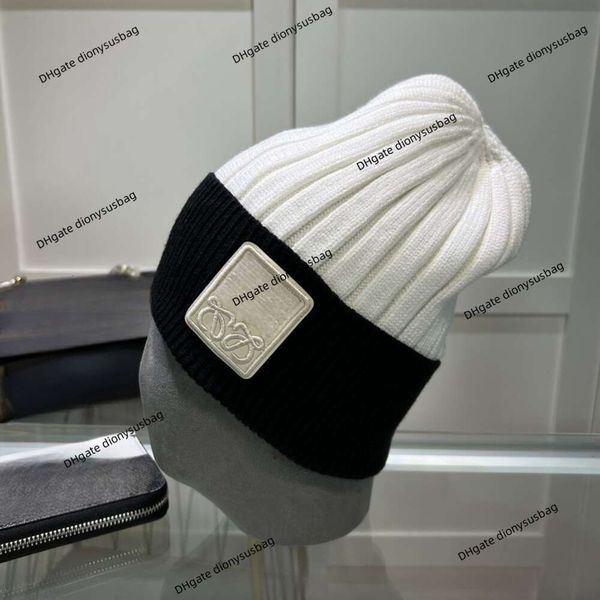 Chapeau de luxe d'hiver Lowe Classic Tynited Hat Tempérament haut de gamme Style britannique jeune et polyvalent mode d'automne décontracté froid et chaud