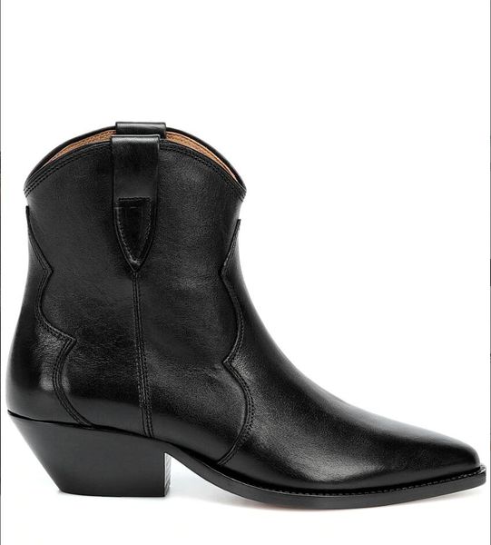 Diseñador de lujo de invierno Isabels Dicker Botas de tobillo para mujer Cuero de gamuza Marants Bota de vaquero Lady DEWINA Booty Party Wedding Martin Booties EU35-41 con caja