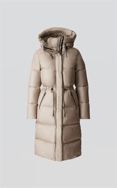 Winter Mackages Puffer Jacket Femmes Down Veste Ishani Bouclier de papier d'aluminium Long Down Coat Hood Classic Over Knee Cloud Bread Down Veste Grande Mode de luxe de mode épaisse