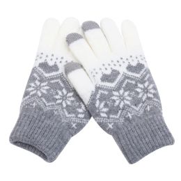 Winter Magic Handschoenen Touchscreen Dames hartvorm Heren Warm Stretch Gebreide Wollen Wanten acryl Handschoenen 2024226