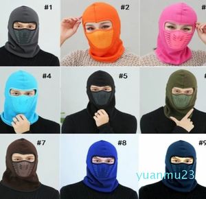 Masques d'hiver chapeau chaud plus épais Barakra chapeau casquettes de cyclisme moto coupe-vent poussière masque de Ski tactique section tête ensembles tactique