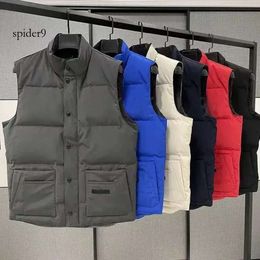 Hiver hommes et femmes chaud vers le bas gilet sans manches veste classique plume Weskit vestes décontracté canadien oie gilets manteau Puffer Doudoune Homme