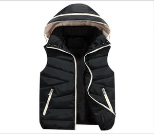 Winter Heren En Dames Warm Effen Donsvest Mouwloos jasje Klassieke veren Weskit-jassen Casual bodywarmer Vesten Jas Puffer Dou4447009