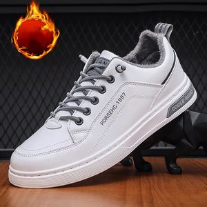 Winter Mannen Casual Sneakers met Bont Mannen Skateboarden Schoenen Outdoor Lichtgewicht Ademende Loopschoenen Tennisschoenen Zapatillas 240119