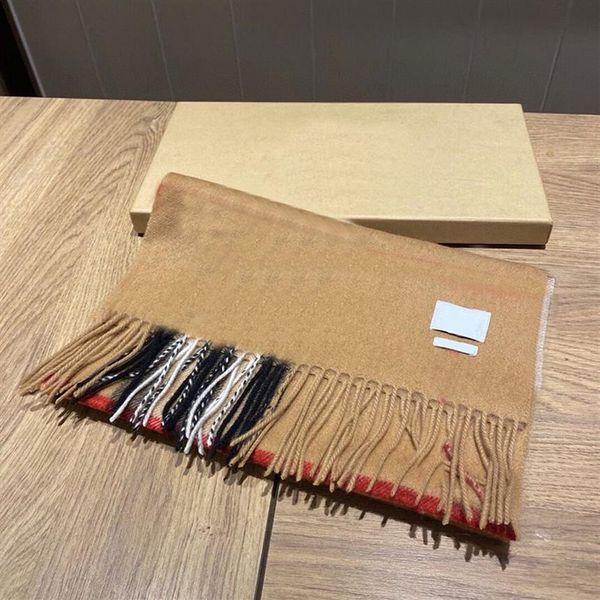 Hiver Hommes Designers Foulards En Soie Hiver Cachemire Écharpe De Mode Hommes Femmes Pashmina Haute Qualité Designer Foulard Châle Scarves2102