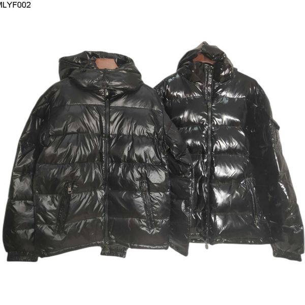 Hiver hommes doudoune Parkas manteaux de créateurs mode vestes bouffantes classique à capuche épais extérieur décontracté chaud plume homme vêtements d'extérieur brillant noir vêtements d'extérieur