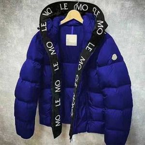 Invierno nuevos hombres chaqueta de plumón diseñador Downs moda de lujo letras clásicas Montfamily abajo chaqueta mujer moda hip hop sombrero patrón abrigo impreso al aire libre cálido casual