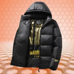 Hiver hommes Parka à capuche manteaux mode décontracté épaissir coton Parka coupe-vent chaud vestes à capuche marque de luxe vêtements d'extérieur 240104