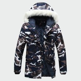 Winter Herenjassen Warm Dikke Mannelijke Jassen Gewatteerde Casual Hooded Parka Heren Overjassen Mens Merk Kleding S-5XL T200319