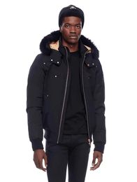 Winter heren korte donsjas met echte bontkraag jas Bomberjack 3Q verdikte donsjassen met capuchon herenkleding manteau dikke parka buitenjas