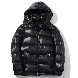 Parka noire classique d'hiver pour hommes, vestes de mode Hip Hop imperméables et confortables, doudoune