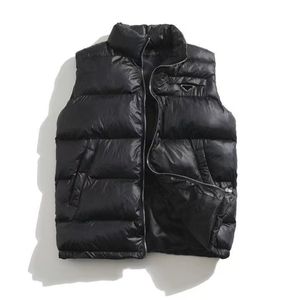 Hiver hommes gilet manteau concepteur hommes gilet de haute qualité col debout rouge logo lettre sport décontracté hommes manteau mode polyvalent chaud léger extérieur débardeur