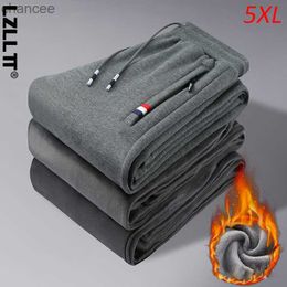 Wintermannen Warm fleece dikke casual joggers broek heren sport sportkleding broeken tracksuits tracksuits broek mannelijk plus maat 6xllf20230824.