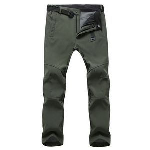 Hiver Hommes Coupe-Vent Snowboard Ski Pantalon Mâle En Plein Air Neige Camping Randonnée Pantalon Polaire Chaud Imperméable Respirant Pantalon 210406