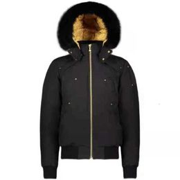 Winter Mens Canadians Gold Lining Label Parka Down Goose Jacket Warm Short Fashion Coatrfgm
