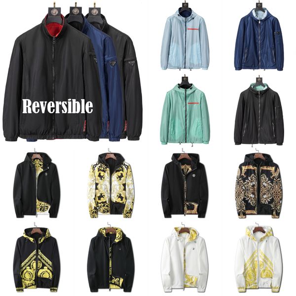 Invierno para hombre chaqueta reversible hombres engrosamiento abrigo cálido Moda ropa de hombre Marca de lujo chaquetas al aire libre nuevos diseñadores ropa de abrigo para mujer tamaño M-3XL