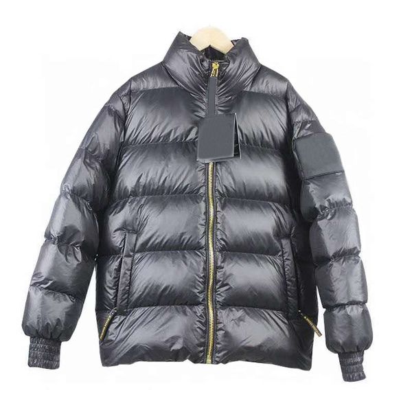 Invierno para hombre para mujer canadienses moda cápsula estilo Puff Moosess chaqueta de plumas de ganso al aire libre a prueba de viento impermeable luz corta con capucha