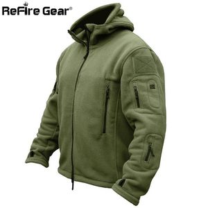 Winter Military Tactical Fleece Jas Mannen Warm Polar Army Clothes Multiple Pocket Bovenkleding Casual Thermische Hoodie Jas Jassen 211214