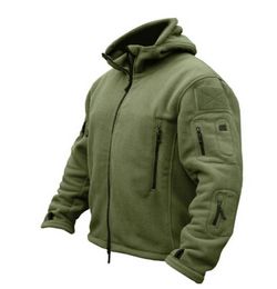 Winter Militaire Tactical Outdoors Softshell Fleece Jacket Men Us Army Polartec Sportkleding Kleding Warm Casual Hoodie Coat Jacket2441233