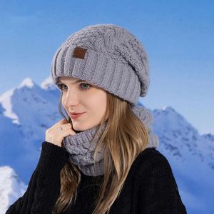 Winter Neck Set for Women's Cold and Warm Ear Protector Headband Knitted Hat