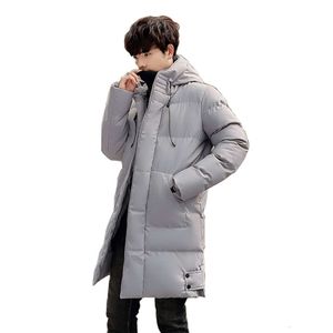 Winter Nieuwe grote grote heren Koreaanse versie Casual mode veelzijdige warme katoenen jas middellange lengte
