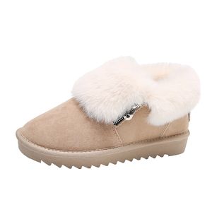 Nuevas botas de nieve de invierno, zapatos de algodón, zapatos de mujer Mingman, zapatos de mujer C2