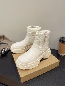 Nouvelles bottes d'hiver polyvalentes imperméables et chaudes avec bottes de neige en peluche, bottes courtes épaisses, bottes en coton