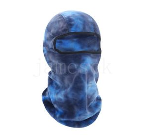 Winter Outdoor Balaclava Polar Fleece Hat 1 Hole Volledige Face Cover Ski Neck Gaiter Warm Beanie voor Ski Riding Ski Mask DE955