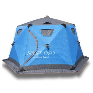 Winter Outdoor Camping Shelter Pop Up Ice Tent koud geïsoleerd met draagtas OS05