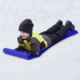 Sport de plein air d'hiver épaissir enfant adulte traîneau à neige luge planche de Ski traîneau Portable herbe planches en plastique curseur de sable Luge à neige # YJ 231225