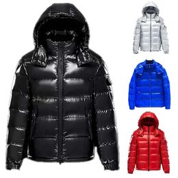 Winter Parka Nieuwe Mens Donsjack Warme Verdikte Mode Outdoor Down Jassen Populaire Puffer Jassen Eenvoudige Effen Kleur Met Hoed Multicolor