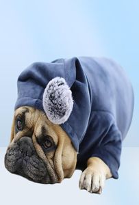 Winter huisdierhondkleding Franse bulldog kleding voor honden jas dikke honden jas huisdier kleding voor honden hoodies ropa perro York272u4125918