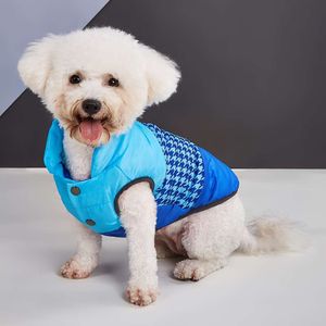 Veste pour animaux de compagnie d'hiver, manteau rembourré en coton, vêtements pour chiens pour temps froid