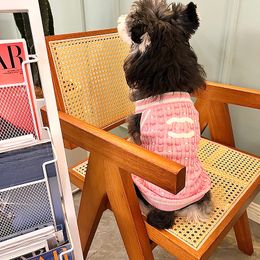 Automne hiver gilet pull pour chiens épaissi marque chaud vêtements pour animaux de compagnie Teddy Schnauzer poméranien gilet